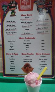 Tepoznieves Menu